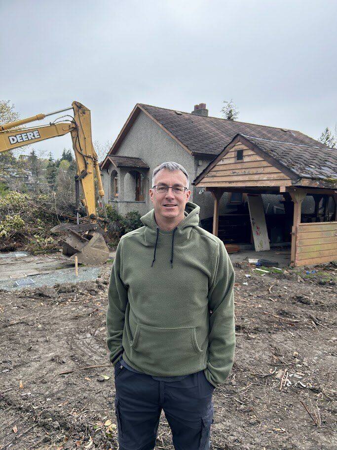 Larry Squire on-site at a civil project